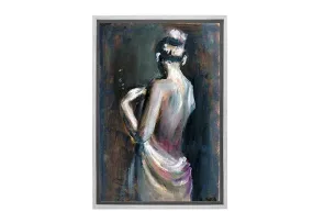 Naked Lady Painting | Canvas Wall Art Print