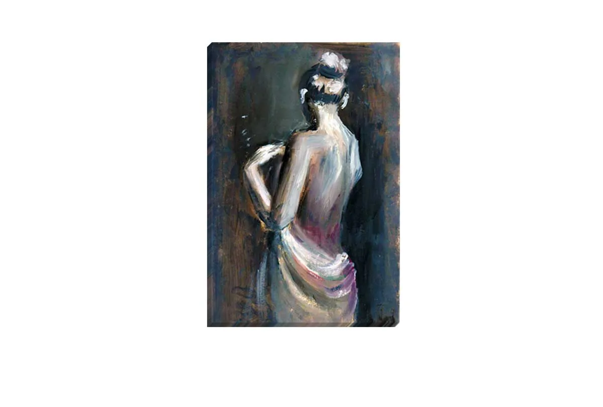 Naked Lady Painting | Canvas Wall Art Print