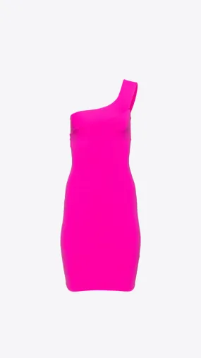 One Arm Strap Dress - Pink Glo