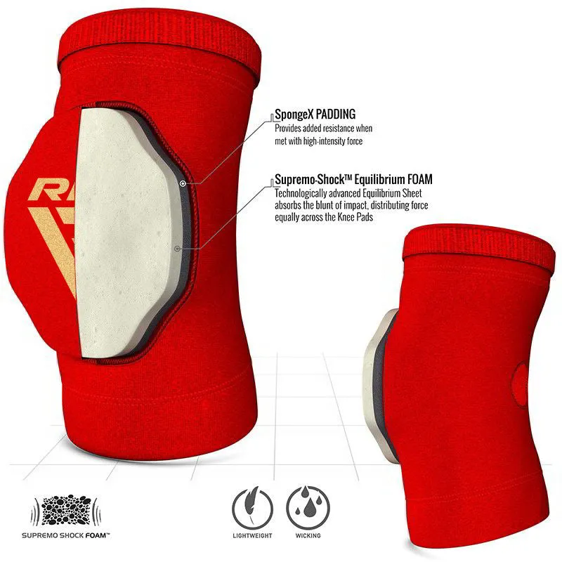 RDX K1 CE Certified Knee Support Padded Sleeve for Muay Thai & MMA OEKO-TEX® Standard 100 certified