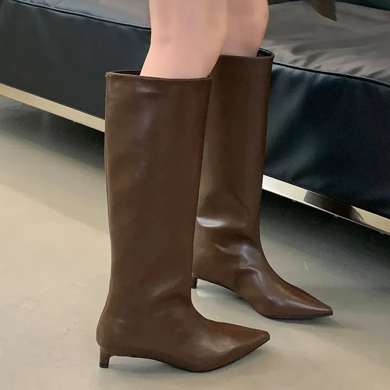 Retro Stylish Comfortable Unique Feminine Elegant Trendy Knee High Boots