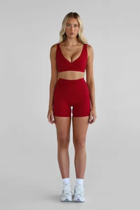 SCULPT Bike Shorts - Cherry