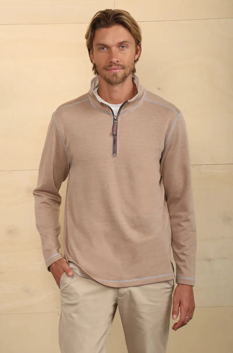 True Grit Sea Ranch Fleece 1/4 Zip Pullover