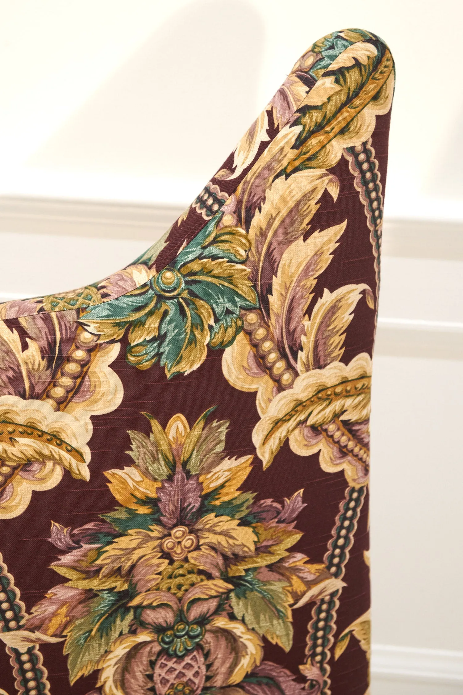 Upholstered Armchair in Vintage Floral