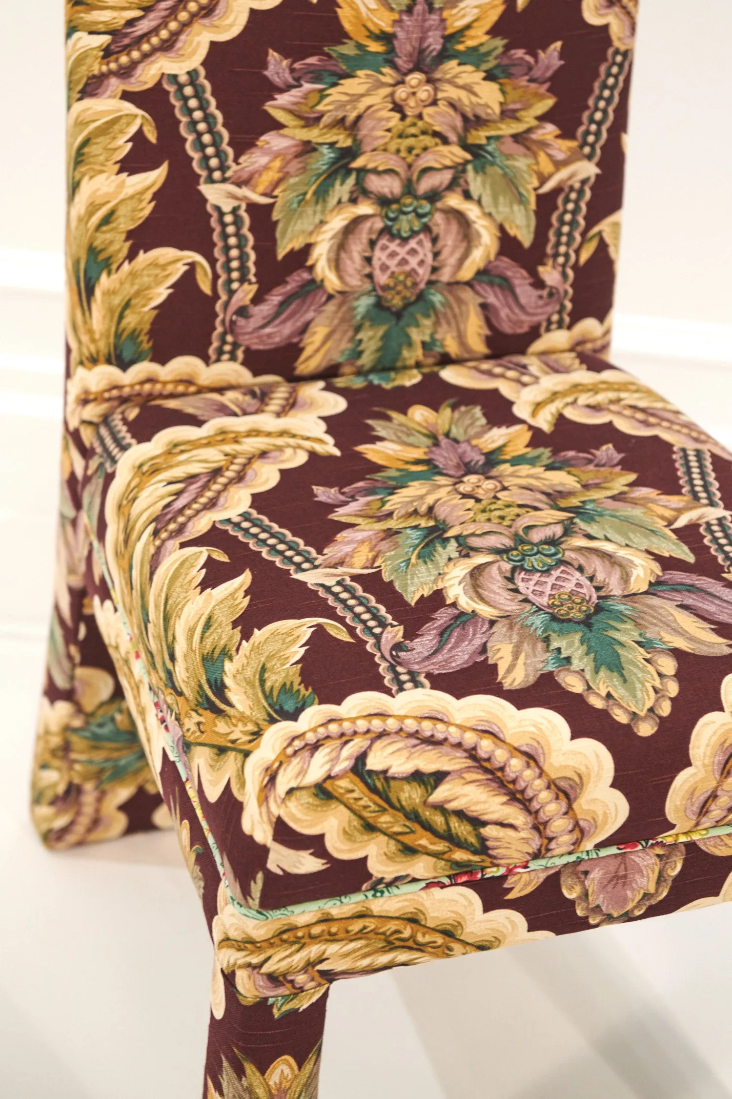 Upholstered Armchair in Vintage Floral