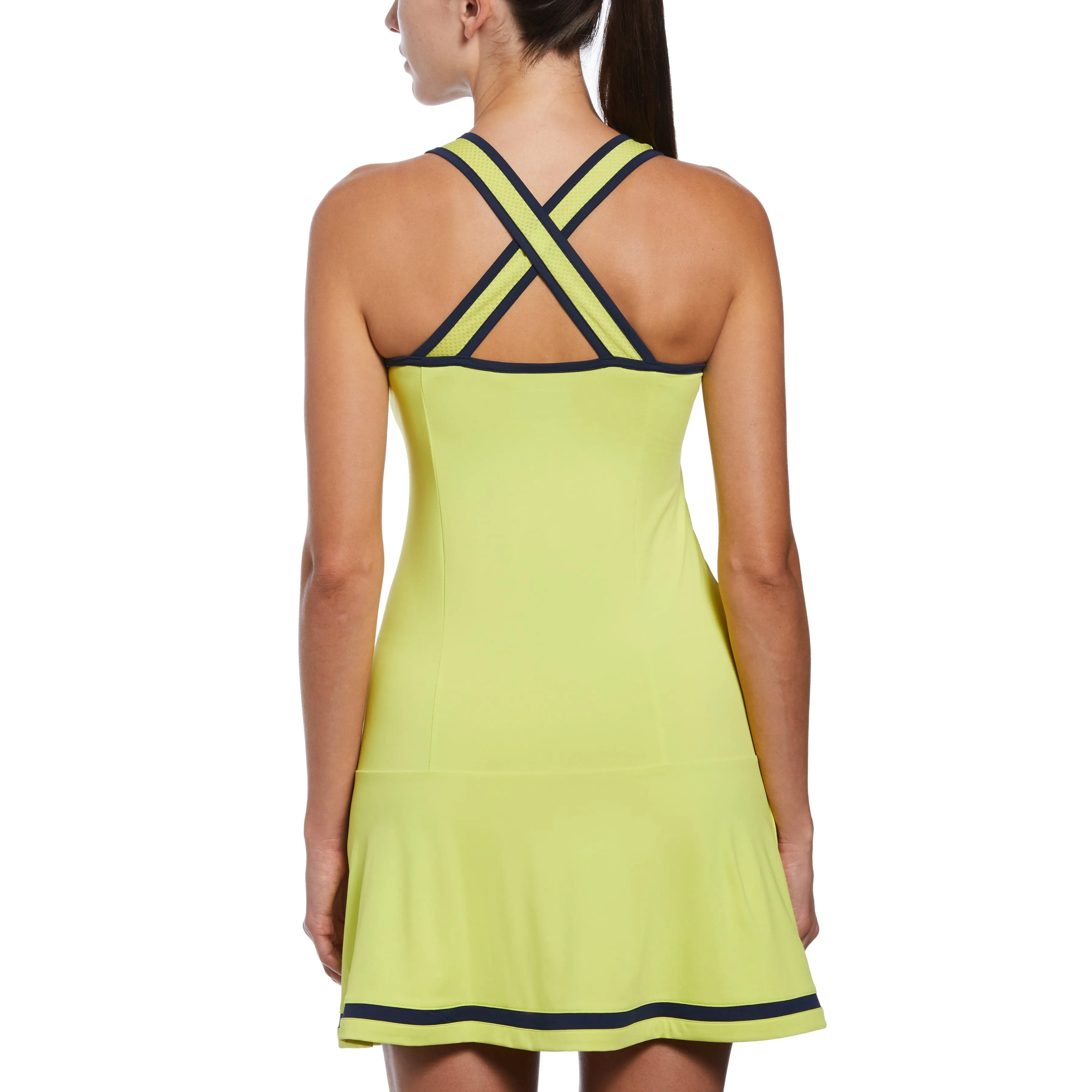 Women's Drop Waist Color Block Tennis Dress