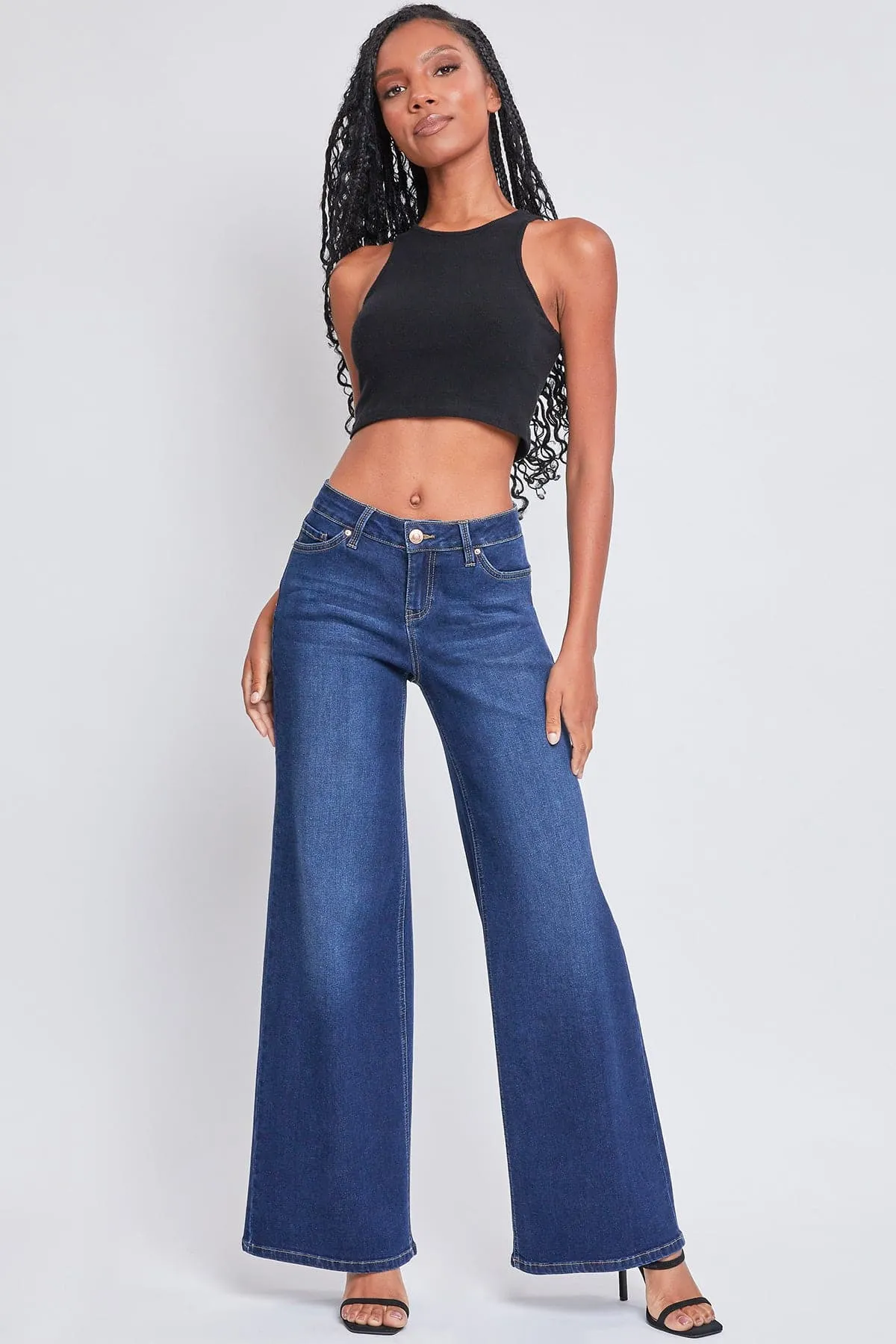 Women's Essential Low Rise Wide Leg Jeans